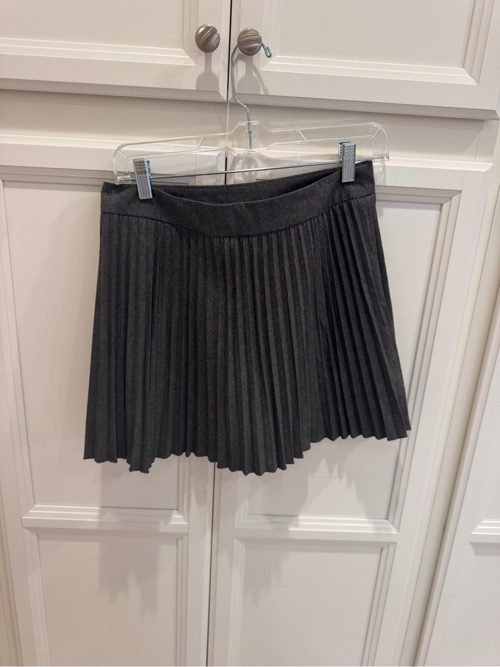 Zara Charcoal Pleated Mini Skirt